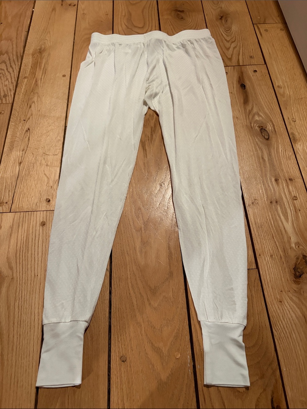 Women’s White Silk Thermal Long Johns - Lightweight Base Layer